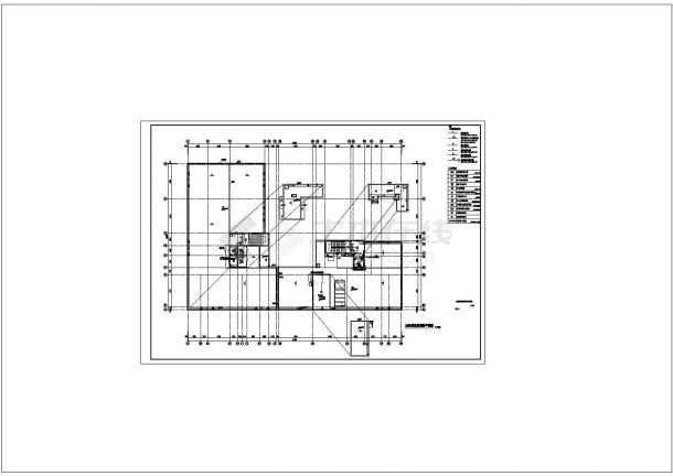 [上海]多层商业及高层办公电气设计施工图纸（含地下车库附计算书）-图一