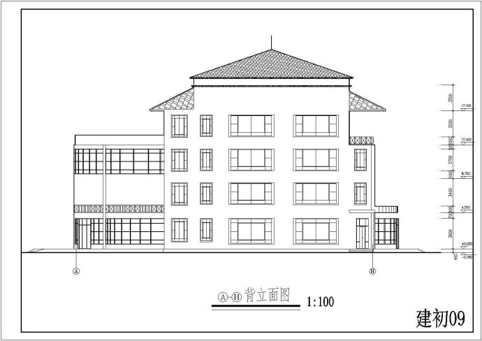 大型娱乐城详细建筑图（共11张）_图1