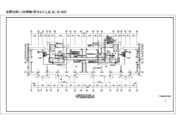  [Jiangsu] High rise residential building strong and weak current construction drawing - Figure 1