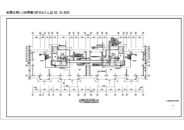 [江苏]高层住宅楼强弱电施工图-图一