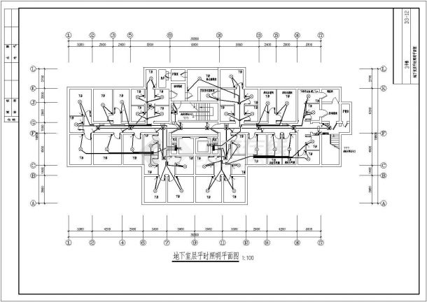 塔式居民楼建筑电气系统规划CAD套图-图二