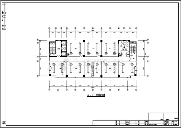 某地区大厦空调通风施工CAD参考图-图一