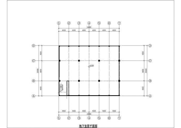 大型酒店详细建筑图（共11张）_图1