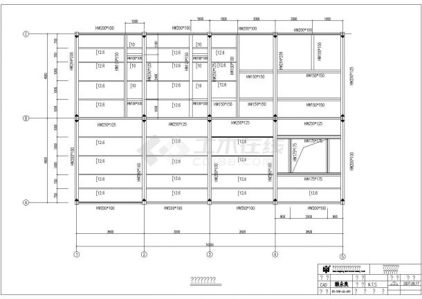 某地楼房制造建筑CAD图纸-图一
