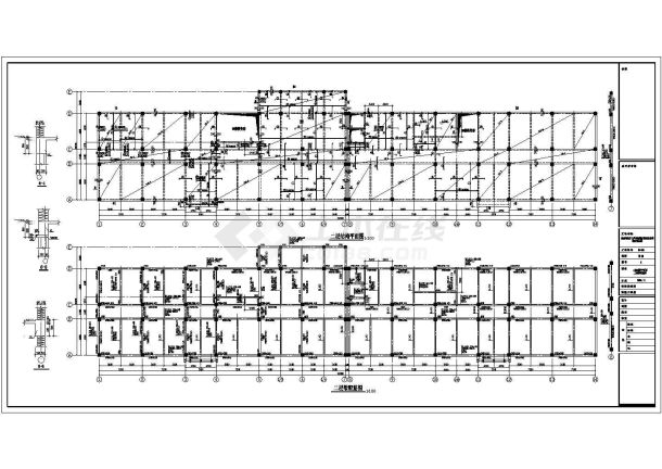 某写字楼室内建施详图-图一