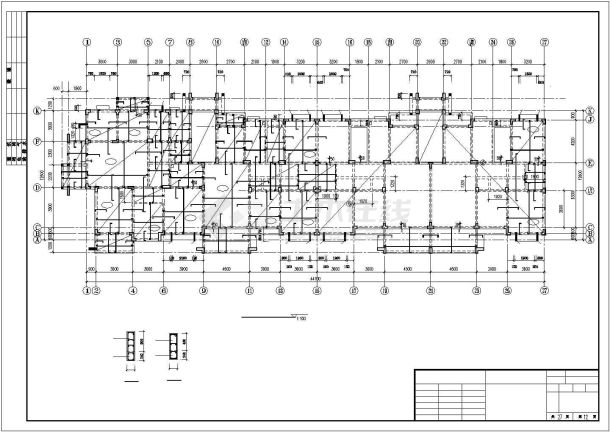 某地框架住宅楼建筑结构施工图（全套）-图一