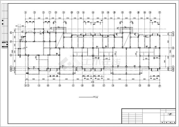 某地框架住宅楼建筑结构施工图（全套）-图二