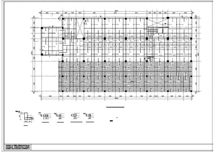 某高层框架综合办公楼结构设计图_图1