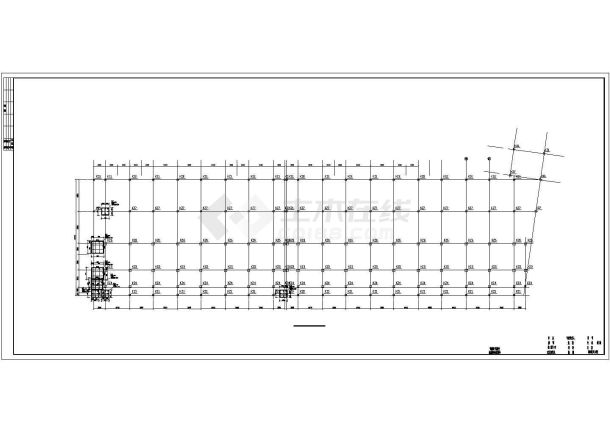 某8层住宅楼结构CAD图-图二