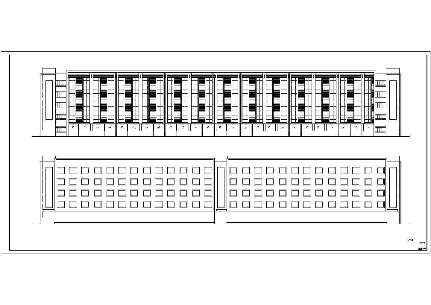 太湖县某5层框架宿舍结构设计图