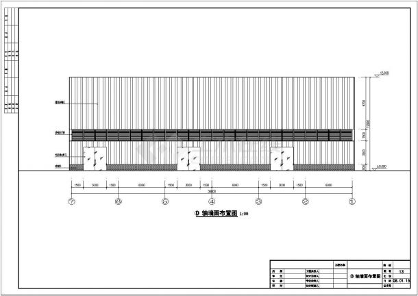 某市网球活动馆轻钢结构设计施工图-图二