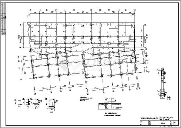 宜昌市十二层（带地下室）剪力墙结构住宅结构施工图-图二