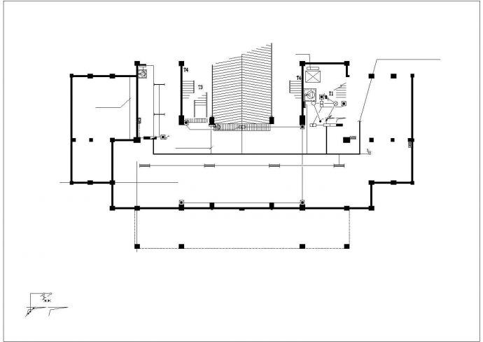 某18层综合办公楼电气cad施工设计图纸_图1