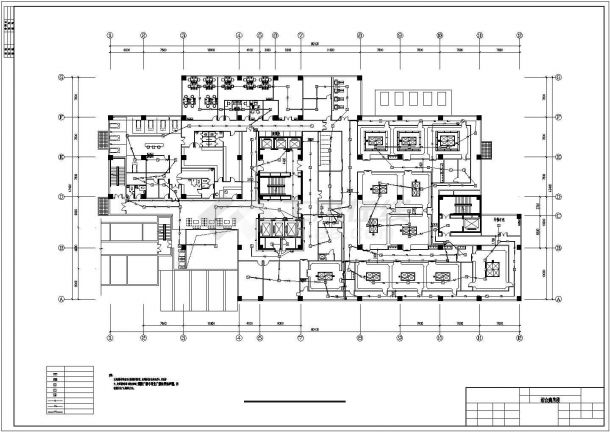 某医院综合病房楼电气设计施工图纸-图二