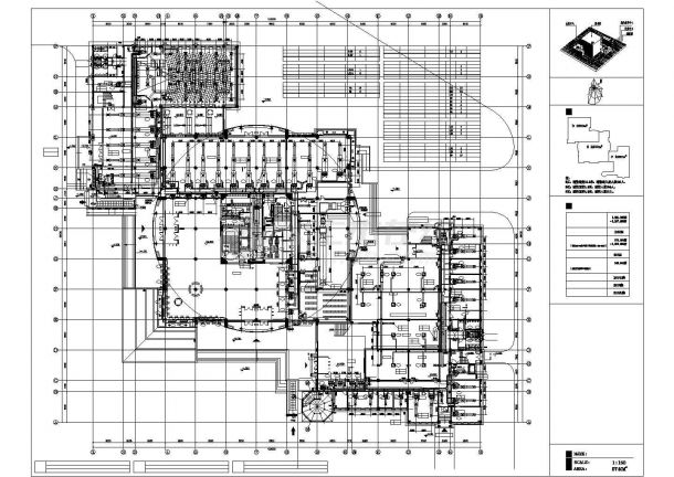 某地学校图书馆空调机房图-图一