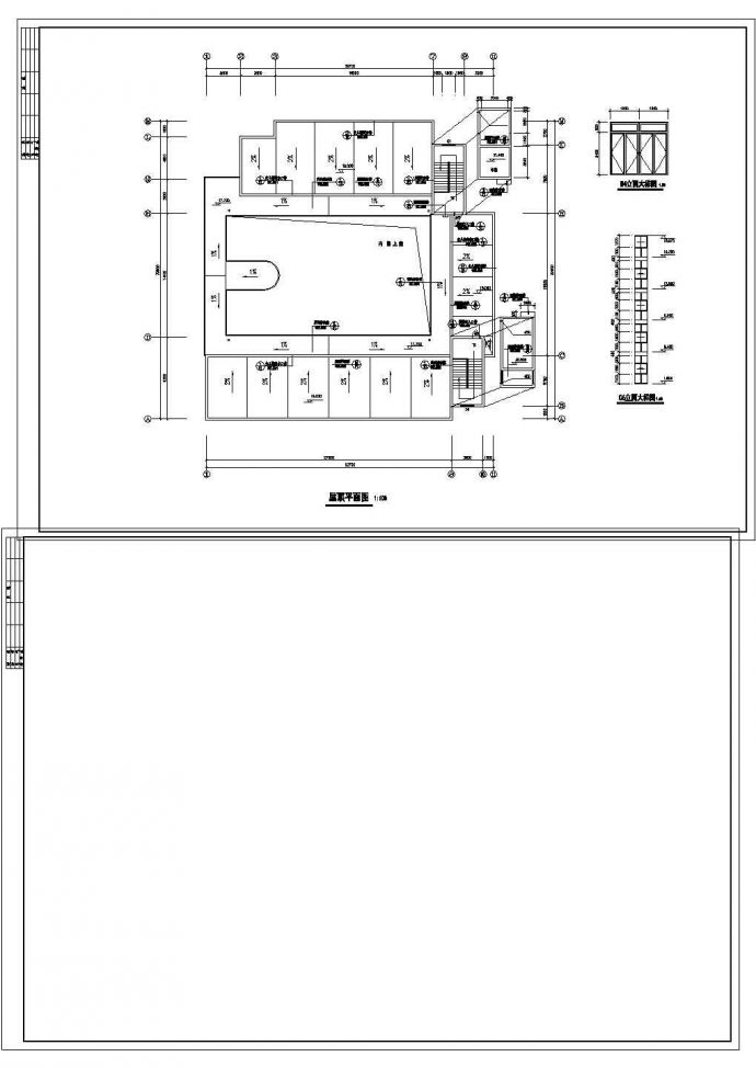 某医学院教学楼建筑设计施工CAD图_图1