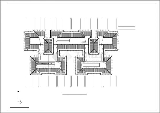 多层住宅楼电气剖面CAD参考图-图二