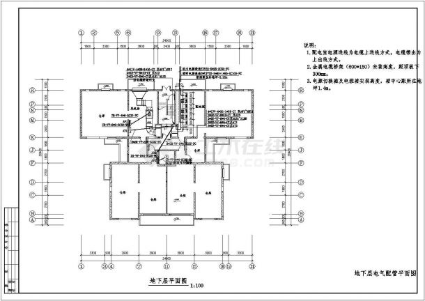 [北京]高层教师公寓强弱电施工图-图二