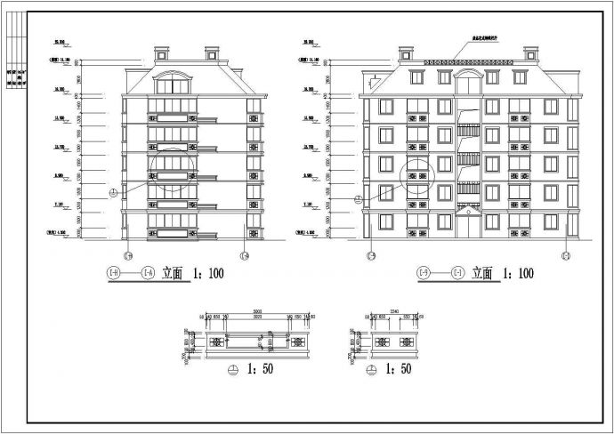 某市住宅楼建筑结构设计cad施工图_图1