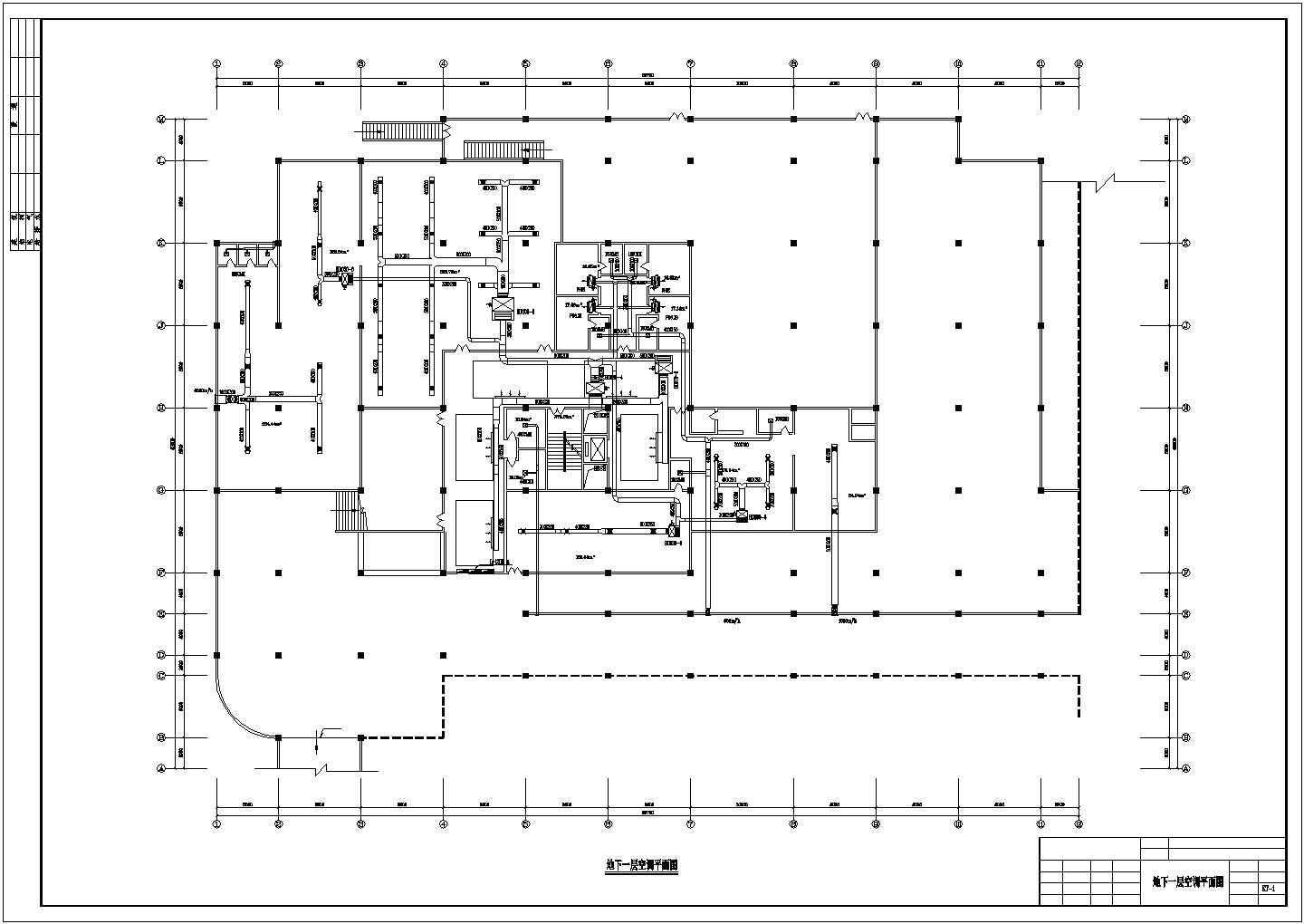 某市俱乐部中央空调CAD规划详图