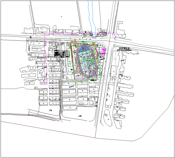 某经济技术开发区公共田径停车场工程设计-图一