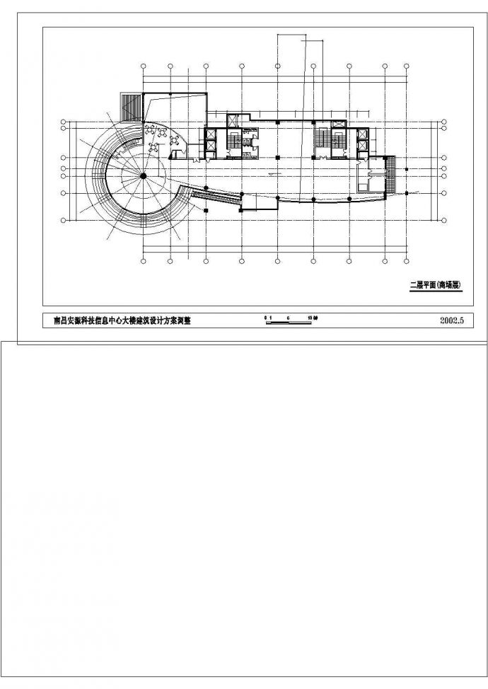 高层办公大楼方案全套CAD图纸_图1