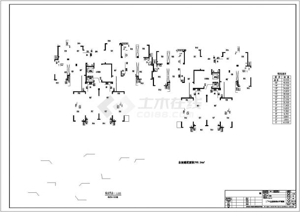 住宅小区给排水施工cad参考图-图二