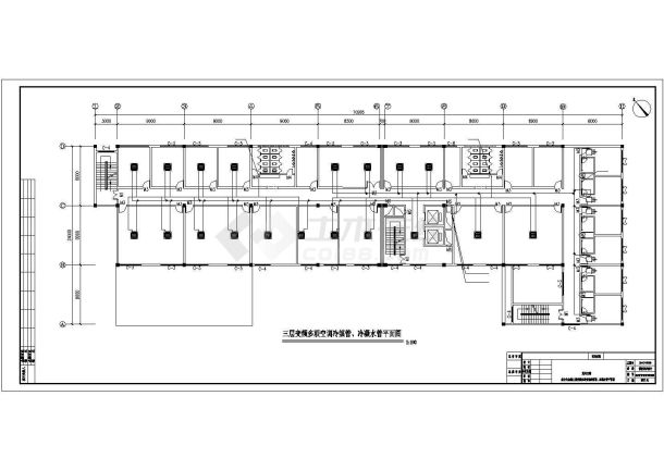 某多层办公楼通风空调CAD布置图-图二