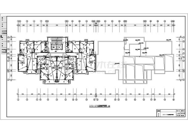 [山东]高层住宅小区强弱电施工图-图一