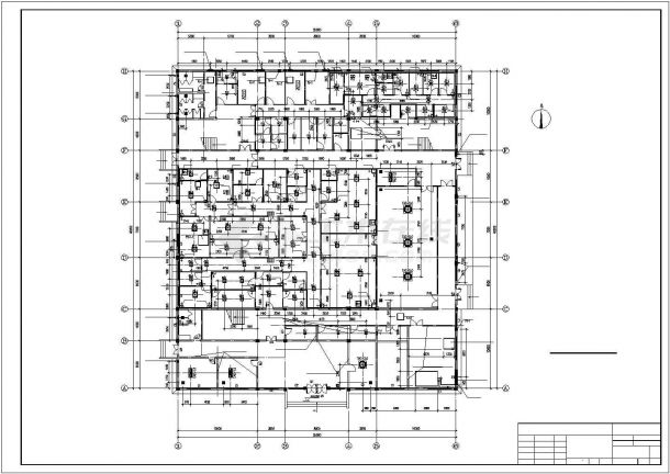 广州某制药厂房空调cad参考图-图一