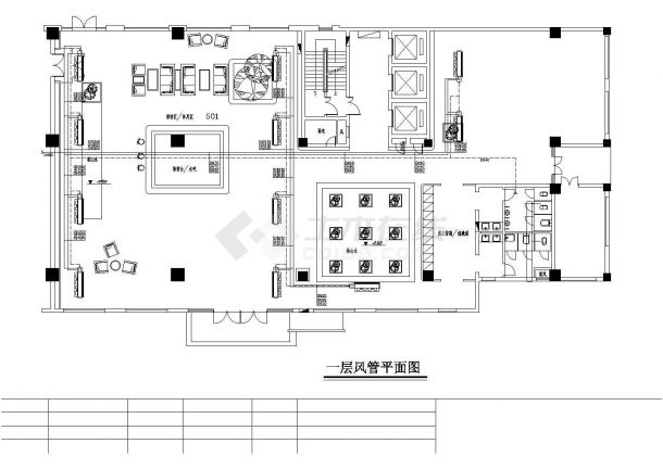 杭州某办公楼VRV空调图纸-图二