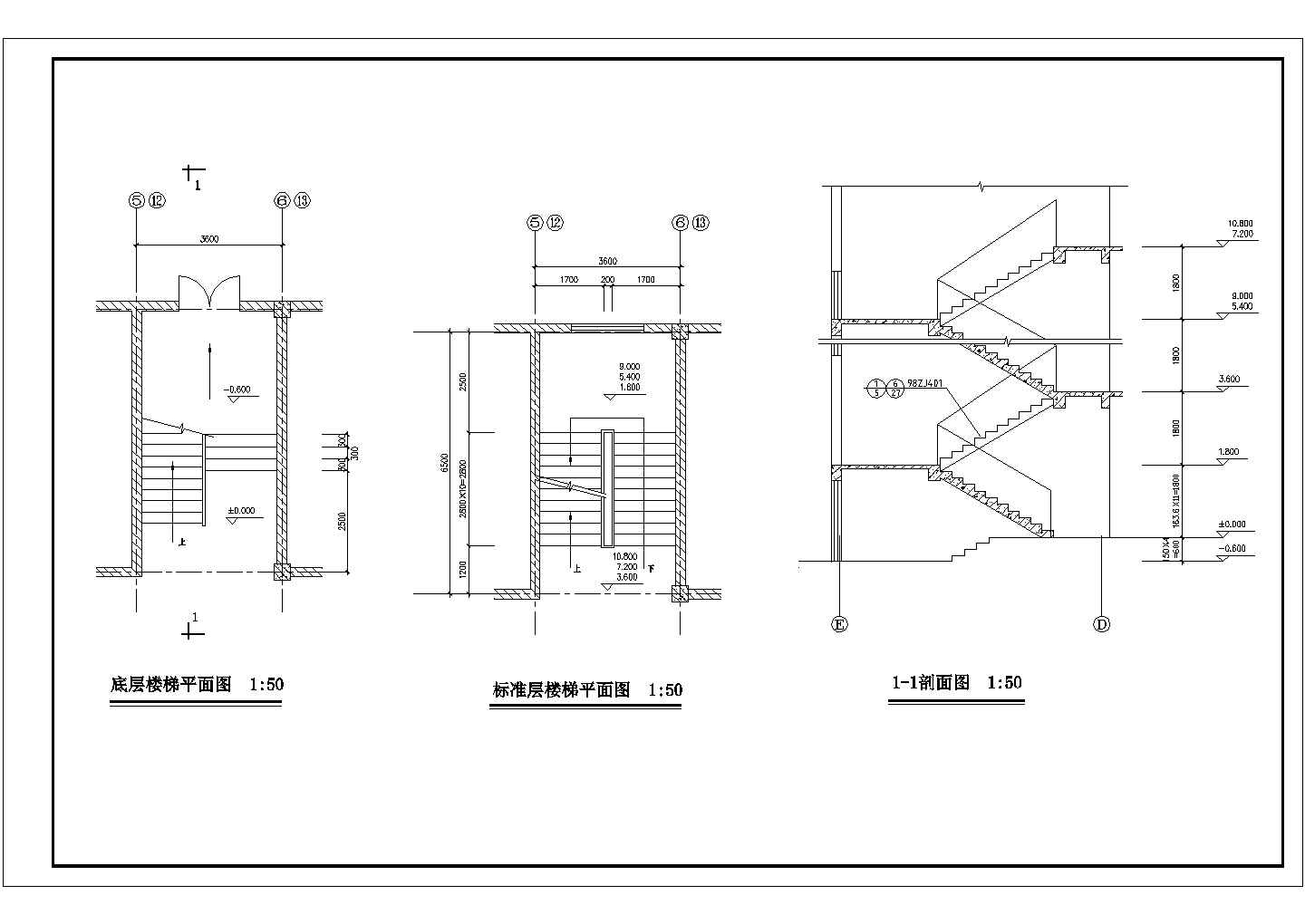 某钢铁公司办公楼建筑全套CAD图纸