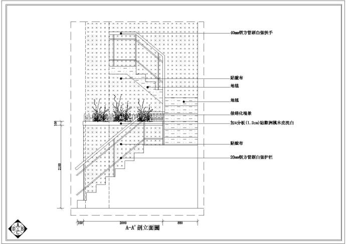 某佐登妮丝株洲店装修设计施工图_图1