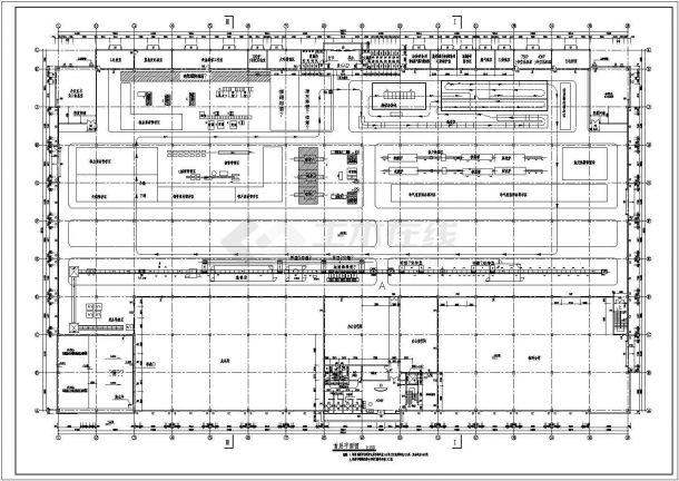 某地区新建厂房建筑图（共5张）-图一