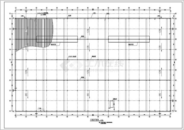 某地区新建厂房建筑图（共5张）-图二