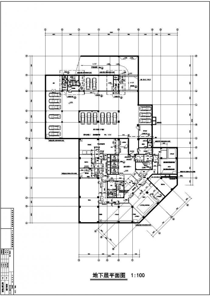 某地医院十二层病房楼建筑设计cad施工图_图1