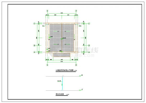 CAD版公共厕所“给排水”专业设计图两套-图二
