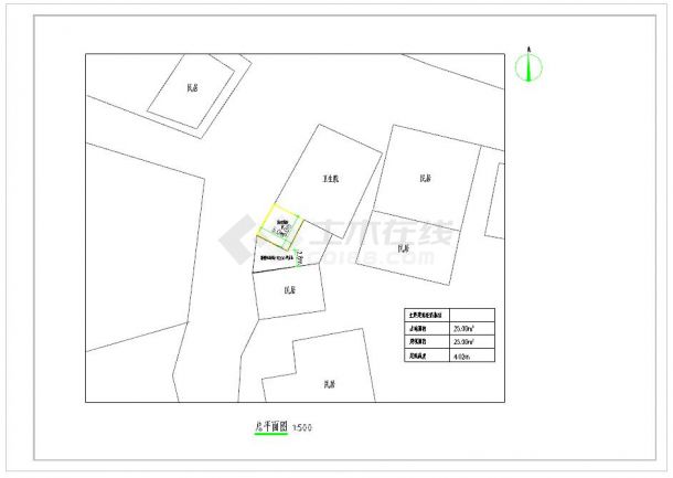 CAD版公共厕所“建筑”专业设计图两套-图二