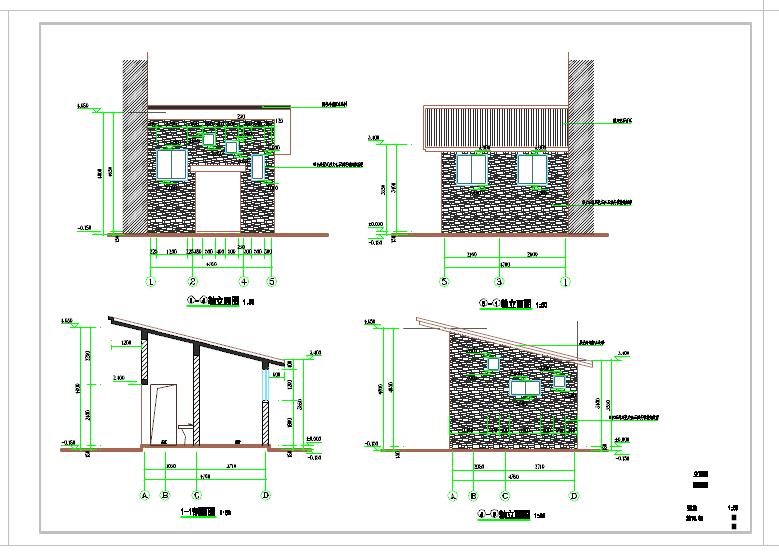CAD版公共厕所“建筑”专业设计图两套