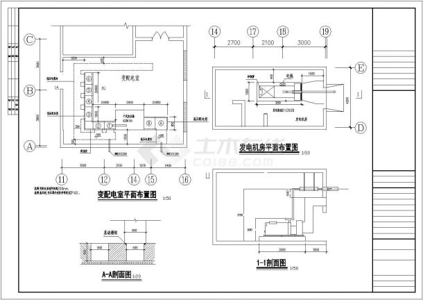 陕西西安某地15层商住楼电气设计全套施工图-图二