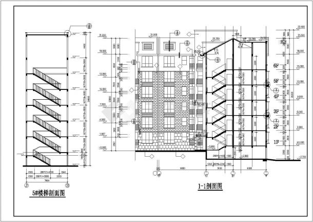 某地住宅楼建筑设计施工CAD图-图二