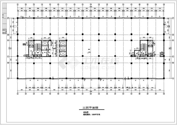 某十层医院建筑设计cad方案图（含节能设计）-图二