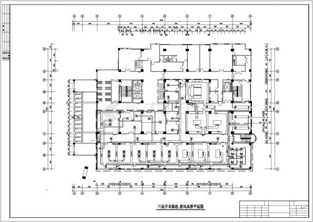 某医院手术部空调CAD示意图-图二