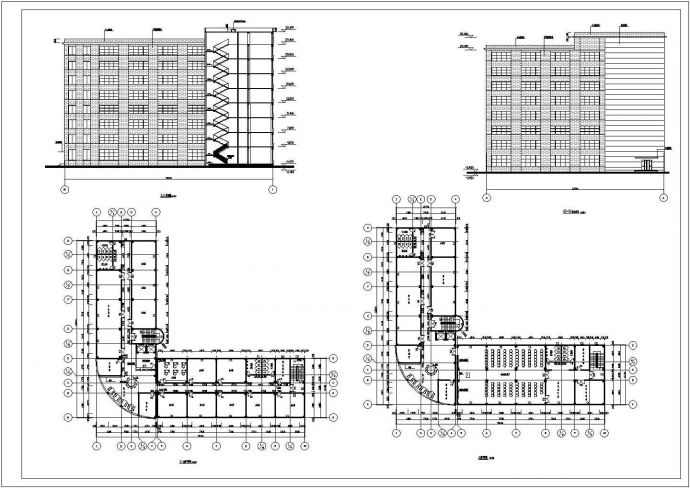 某8层框架办公楼结构设计图_图1