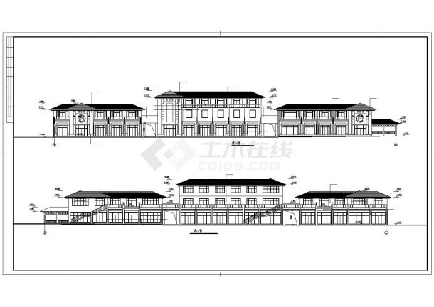 开封马道街设计CAD建筑施工图-图二