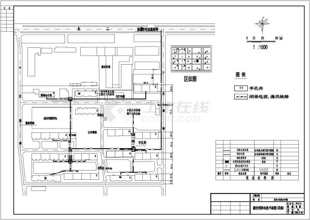 某住宅小区CAD电力规划设计图-图二