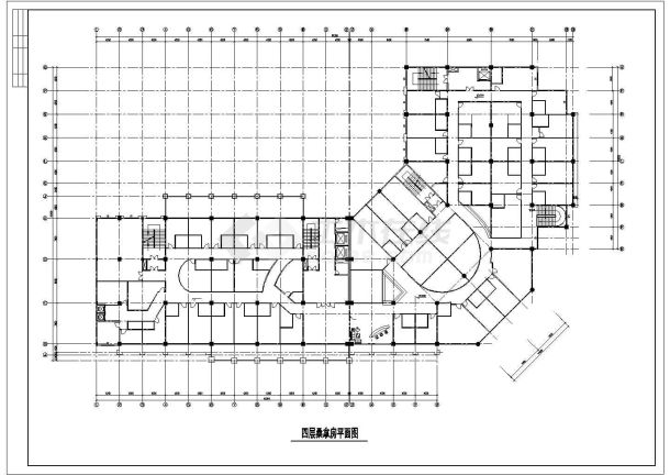 度假村大酒店建筑设计施工图-图一