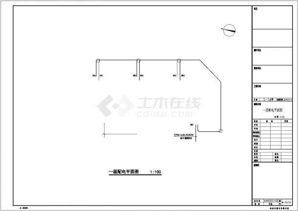 [安徽]多层商业办公建筑全套强弱电电气施工图-图一