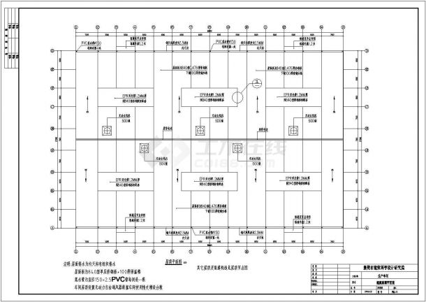 某地区跨门式钢架厂房建筑结构设计施工图-图二