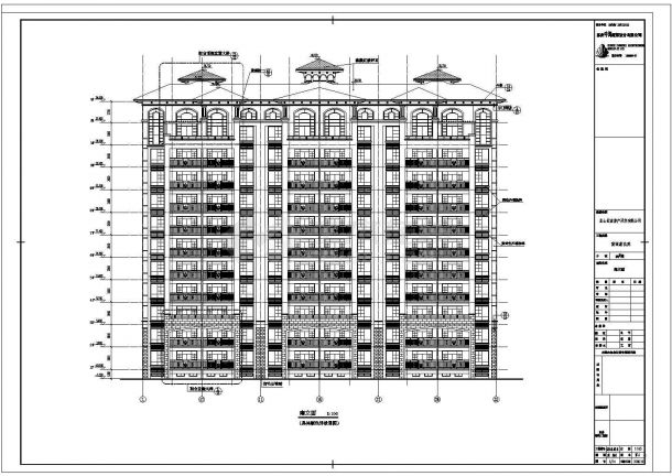 【江苏】某11层剪力墙结构住宅建筑施工图纸-图二